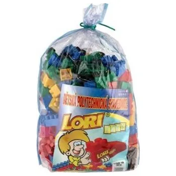 ostatní stavebnice Stavebnice LORI 300 plast 300ks v pytli 30x35x20cm