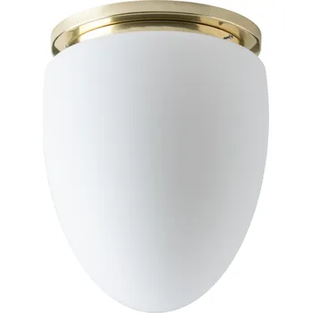 Svítidlo OSMONT MIRA stropní skleněné svítidlo mosaz / bílá IP41 3000 K 27W LED - OSMONT OS MIR59473