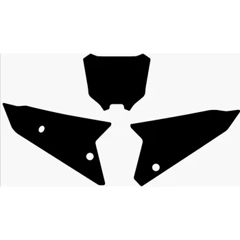 Auto-moto BLACKBIRD Plate Nálepky Black Honda CRF450 3147/000006