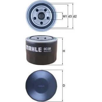 Olejový filtr Olejový filtr MAHLE OC 230