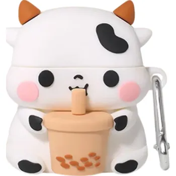 Příslušenství pro sluchátka Silikonové kraví pouzdro pro AirPods Pro Snadný přístup k nabíjecímu portu Tlumí nárazy, chrání před poškrábáním, prachem a vlhkostí