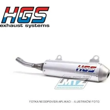 Výfuk pro motocykl Koncovka (tlumič) výfuku HGS - Suzuki RM250 / 06-12 HGS-SUZ.010-KONC