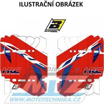 Auto-moto Polepy mřížek chladiče Honda CRF450R / 21-24 + CRF250R / 22-24 + CRF450RX+CRF250RX - typ polepů Replica Team HRC BBA108R22