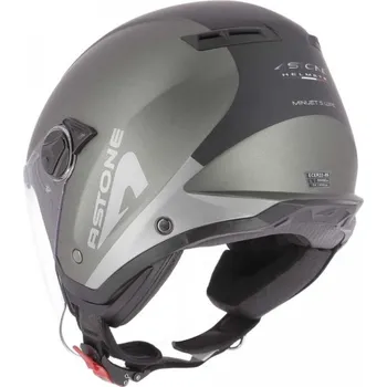 Auto-moto Moto přilba ASTONE MINIJET S WIPE matná titanová 2H85528235