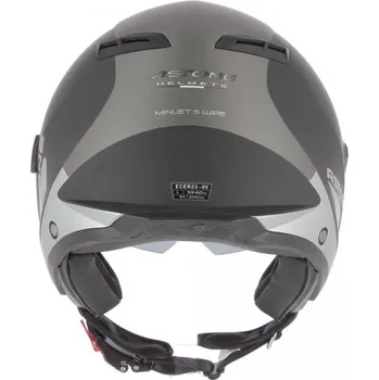 Auto-moto Moto přilba ASTONE MINIJET S WIPE matná černá 2H29450347