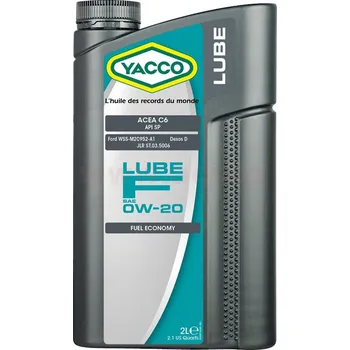 Auto-moto Motorový olej YACCO LUBE F 0W20, 2 L 30742
