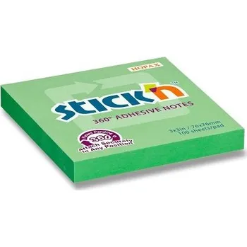 Samolepící bloček Samolepicí bloček Hopax Stick’n Notes 360 76 x 76 mm, 100 listů - zelený