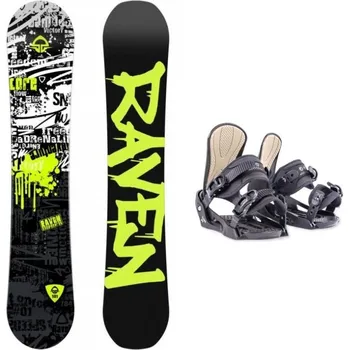 Sport Raven Core Junior CAP dětský snowboard + Beany Junior vázání 140 cm + S - EU 36-38 + DÁREK + Doprava ZDARMA