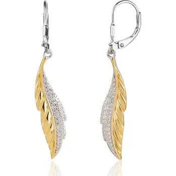 Náušnice Stříbrné visací náušnice JVD SVLE3535XJ6BI00