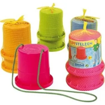 Chůdy plast 4 barvy 13x12x11cm v síťce