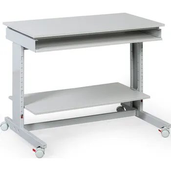 Počítačový stůl Výškově nastavitelný stůl 420150 šedý