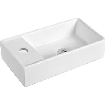 Umyvadlo Mereo Umývátko L/P na nábytek bez přepadu, 410x225x95 mm, obdélníkové, keramické UC412210