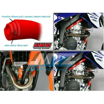 Auto-moto Hadice chladiče DRC RADIATOR HOSE KIT - DRC D47-01-722 - Yamaha WR250X + WR250R / 07-20 - modré (sada 3ks) DF4701722