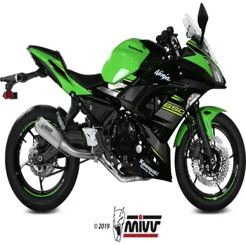 Auto-moto Výfuk kompletní 2x1 MIVV MK3 K.044.SM3X Nerez KAWASAKI Ninja 650 K 2017-2023