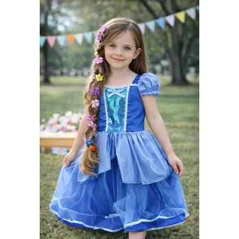 Karnevalový kostým Lamps Kostým modré šaty 3 roky+