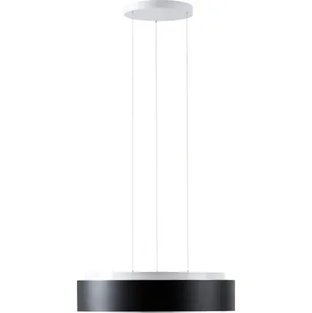 OSMONT ERI67913 ERIS LEC4 závěsné skleněné svítidlo bílá / bílo - černá IP40 4000 K 35W LED DALI