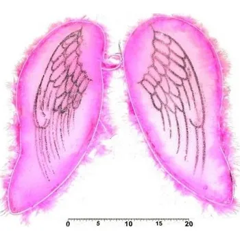 Karnevalový doplněk Křídla andělská karneval 45x44cm v sáčku