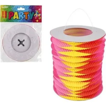 Party dekorace Lampion válec 15cm v sáčku karneval