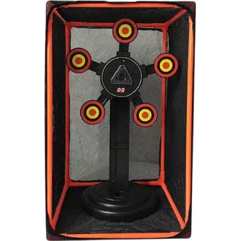 Dětská zbraň Elektronický terč s 5 mini terči a počítadlem 26,3 x 41 cm Střelecký box pro Nerf pistole a pěnové náboje Automatické sčítání bodů