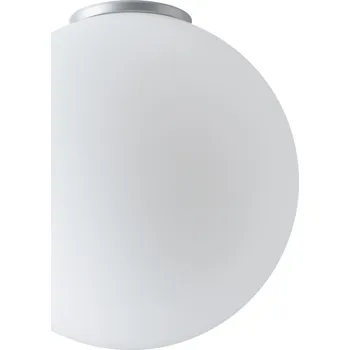 OSMONT STYX 4 stropní skleněné svítidlo stříbrná / bílá IP65 40W E27 - OSMONT OS STY45006