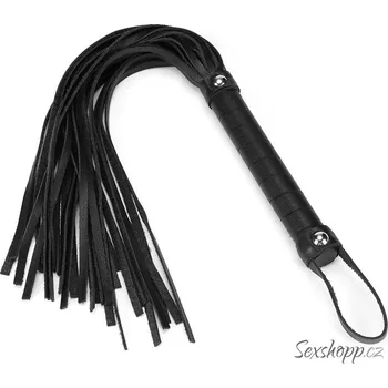 Důtky z recyklované kůže Black Bond