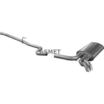 Tlumič výfuku Zadní tlumič výfuku ASMET 01.076