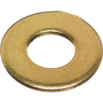 Matice M5 Mosazná podložka DIN 125 - 10 Ks - mosaz