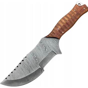 Kuchyňský nůž Damaškový outdoorový nůž MI - 38744 - Hnědá KP-38744