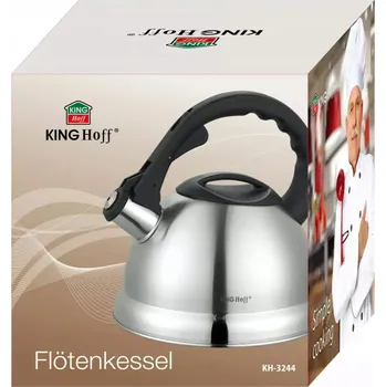 Varná konvice Konvice tradiční ocelová Kinghoff 3 l šedá