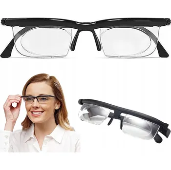 Brýle na čtení Nastavitelné brýle -3 až 6 dioptrií