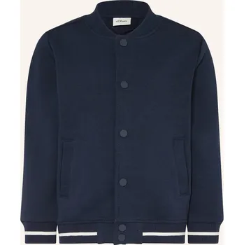 Pánská mikina S.Oliver Red Bundy, tmavě modrá / bílá