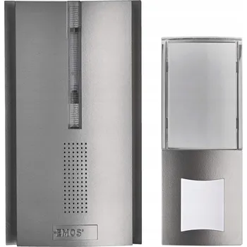 Domovní zvonek EMOS Bezdrátový zvonek s repeaterem, 16 melodií, LED, 85 dB