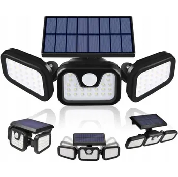 Venkovní osvětlení SOLÁRNÍ LAMPA 3v1 LED BLUEHOME SENZOR POHYBU SOUMRAKU SILNÝ