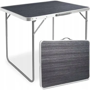 Zahradní stůl Turistický stůl Outdorium 60 x 80 x 70 cm šedý