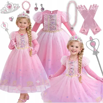 Karnevalový kostým KOSTÝM LOCIKY PŘEVLEK LOCIKA PRINCEZNA NA KARNEVALOVÝ BÁL 122 128