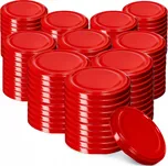 100x ŠROUBOVACÍ VÍČKA NA SKLENICE FI 100 ŠROUBOVACÍ VÍČKO NA SKLENICE