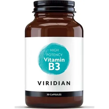 Zdraví Viridian High Potency Vitamín B3 250 mg 30 kapslí min.trv. 06/2025