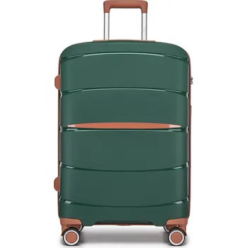 Moderní cestovní kufr Kono - PP - zelený - 61 L