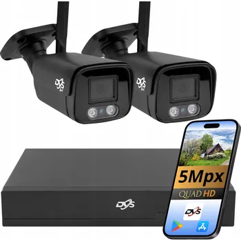 IP kamera Sada IP WiFi kamer 5Mpx pro domácí monitoring, bezdrátové kamery, tuba DVS