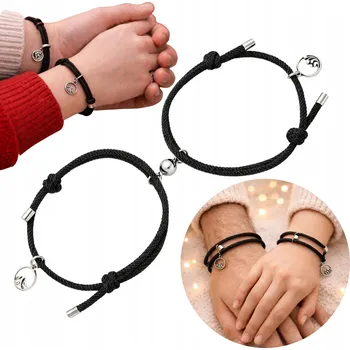 Náramek NÁRAMKY PRO PÁRY NA MAGNET PŘÁTELSTVÍ NA VALENTÝNA DÁREK