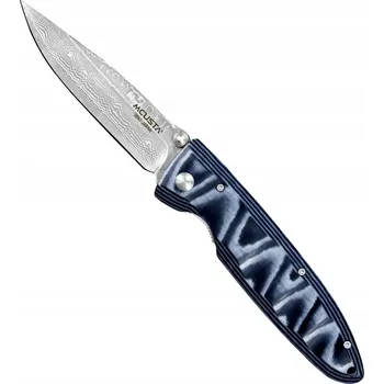 Kuchyňský nůž MCUSTA Classic Wave Blue Micarta Damaškový nůž 8,5 cm
