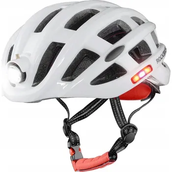 Cyklistická přilba Cyklistická helma se světlem ROCKBROS [Barva Bílá]