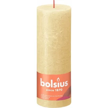 Svíčka Tradiční parafínová svíčka bez vůně Bolsius