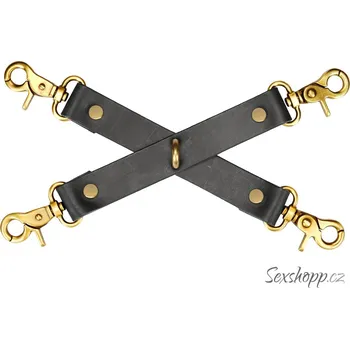 Kožený poutací kříž Samurai