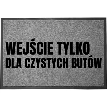 Rohožka Vstupní rohožka ŠEDÁ 40x60 ke dveřím VTIPNÁ ZÁBAVNÁ VSTUP POUZE PRO