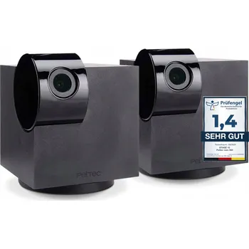 IP kamera PETTEC Sada 2 ks 360° kamer pro domácí mazlíčky s WiFi a aplikací