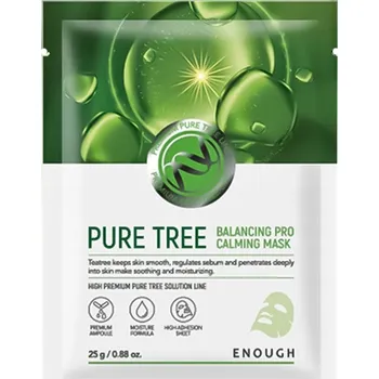 Pleťová maska ENOUGH Zklidňující pleťová maska Pure Tree Balancing Pro Calming