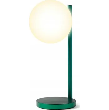 Lampička Lexon Bubble Lamp LED lampa s 15W indukční nabíječkou - tmavě zelená