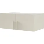 Meblar Nástavec skříně BRAGA 3 Zvolte možnost: dřevěný úchyt, Výběr provedení: Kašmír