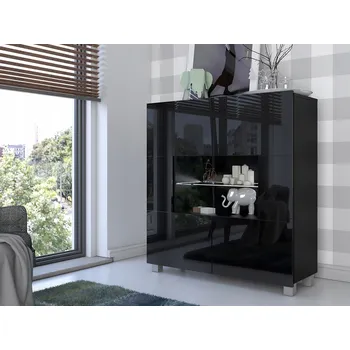 Komoda Komoda Veneti 100 x 35 x 107 cm černá